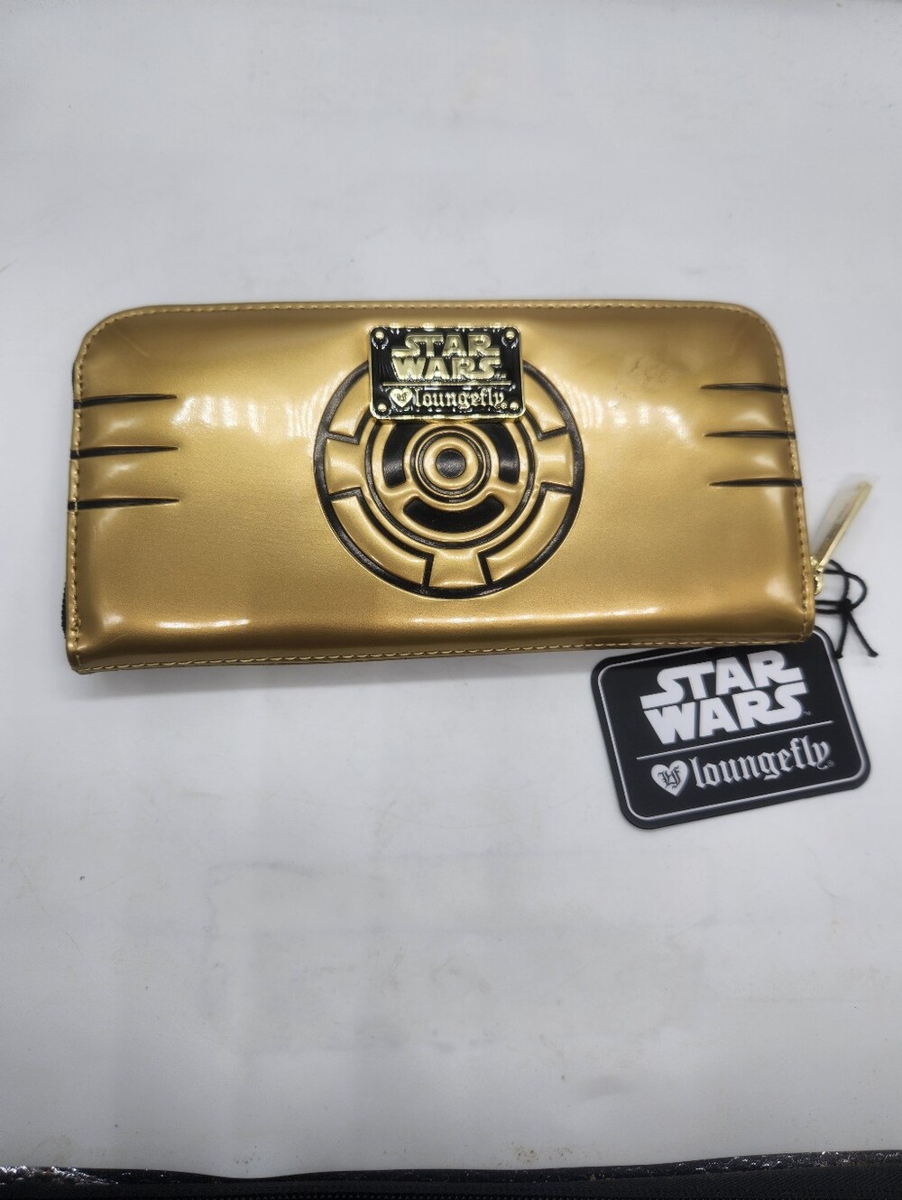 Loungefly Star Wars C-3PO Zip-Around Wallet NWT - Picture 2 of 8